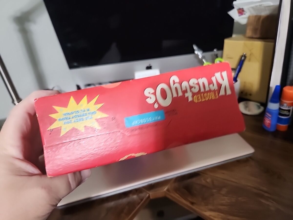 THE SIMPSONS Frosted Krusty O's Multi-Grain Cereal - Sealed THE SIMPSONS Frosted Krusty O's Multi-Grain Cereal - Sealed