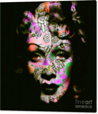 Marlene Dietrich Dada Arcylglas 5 mm 102 x 102 cm Pop Art/Bild/Druck/Loft/Deluxe
