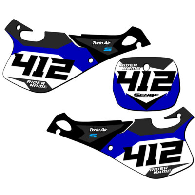 YZ 250 2-STROKE SG63  Custom MX Number Plates Senge Graphics Kit Compatible