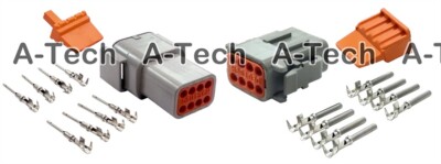 8 PIN DEUTSCH DTM DTM04-08P DTM06-8S WATERPROOF ELECTRICAL CONNECTOR KIT
