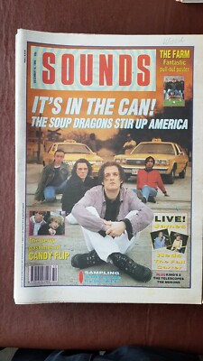 ''SOUNDS'' magazine Dec 15 1990 - The soup dragons stir up America + the Farm