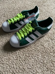 adidas superstar collegiate green