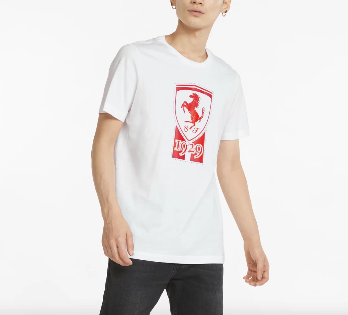 Puma ferrari white t cheap shirt