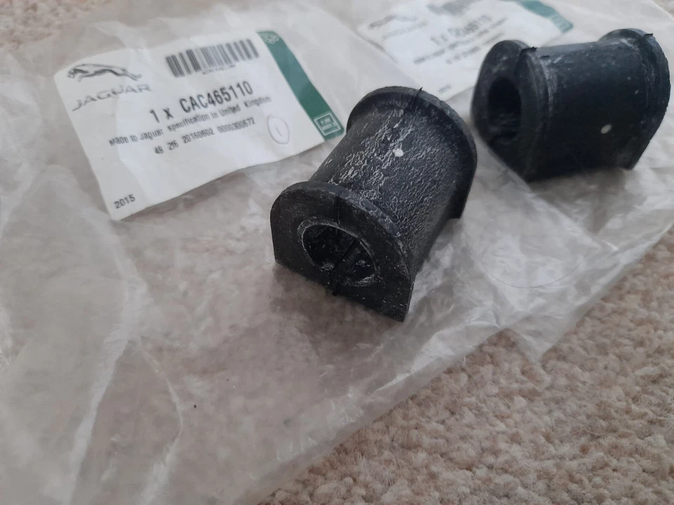 NUEVO GENUINO JAGUAR XJ40 BARRA ANTIVUELCO MONTAJE D CASQUILLO DE GOMA XJ6 XJ12 1987-1994 Foto 2 de 4