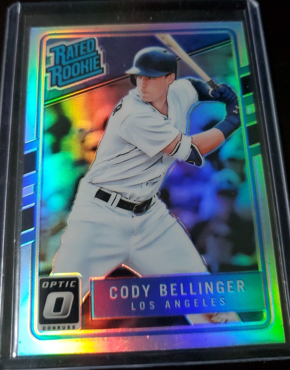 2017 Donruss Optic Silver Holo Rated Rookie Cody Bellinger 