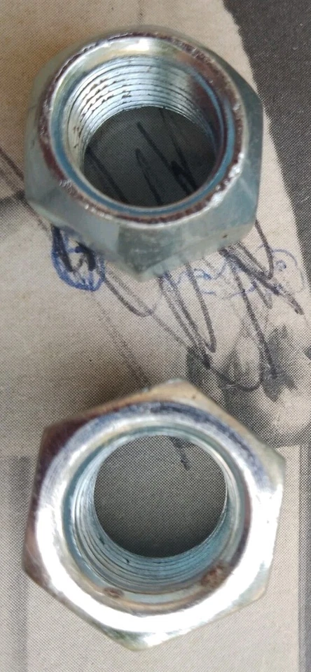 RAMBLER/NASH/AMC 1952/1987 ESTÁNDAR NOS TODOS LOS MODELOS TUERCAS DE RUEDA P/NO 3106788,3191540 Foto 4 de 4