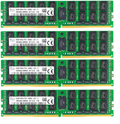 4x 64GB 256GB DDR4 ECC RAM Apple iMac Pro Late 2017 PC4-2666V-L 2666MHz RDIMM