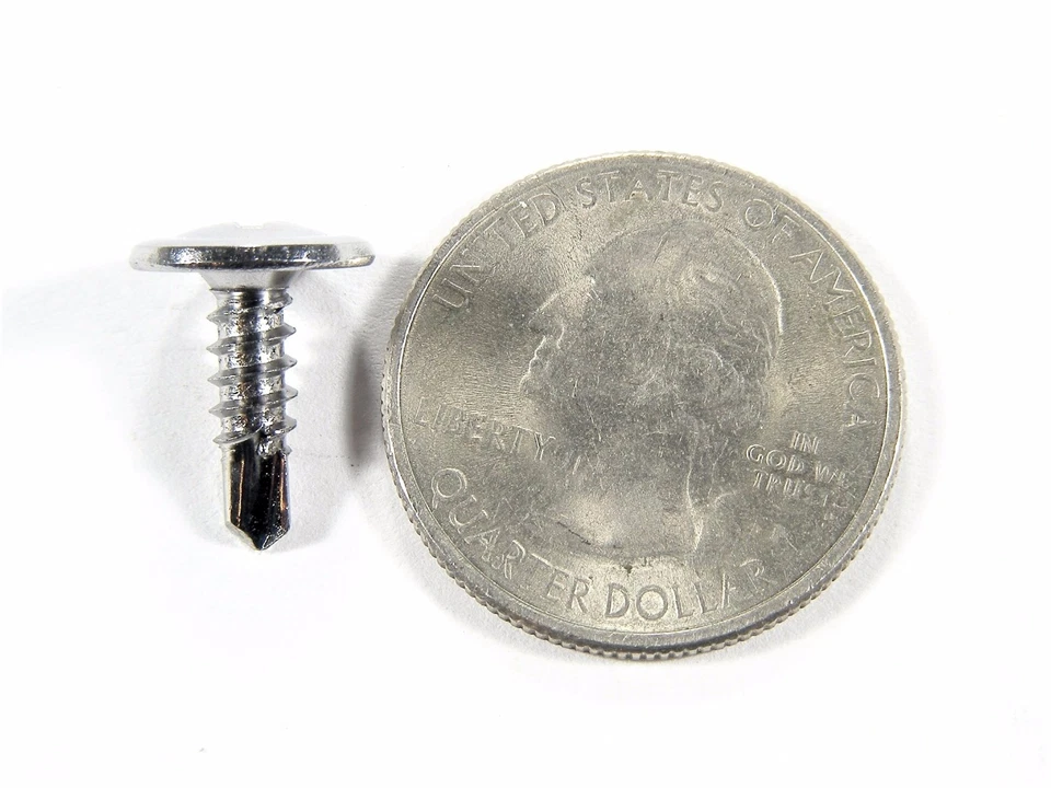 Tornillos interiores Mitsubishi - #8 x 1/2" de largo - Auto grifo bajo perfil - 25 piezas - #230 Foto 4 de 4