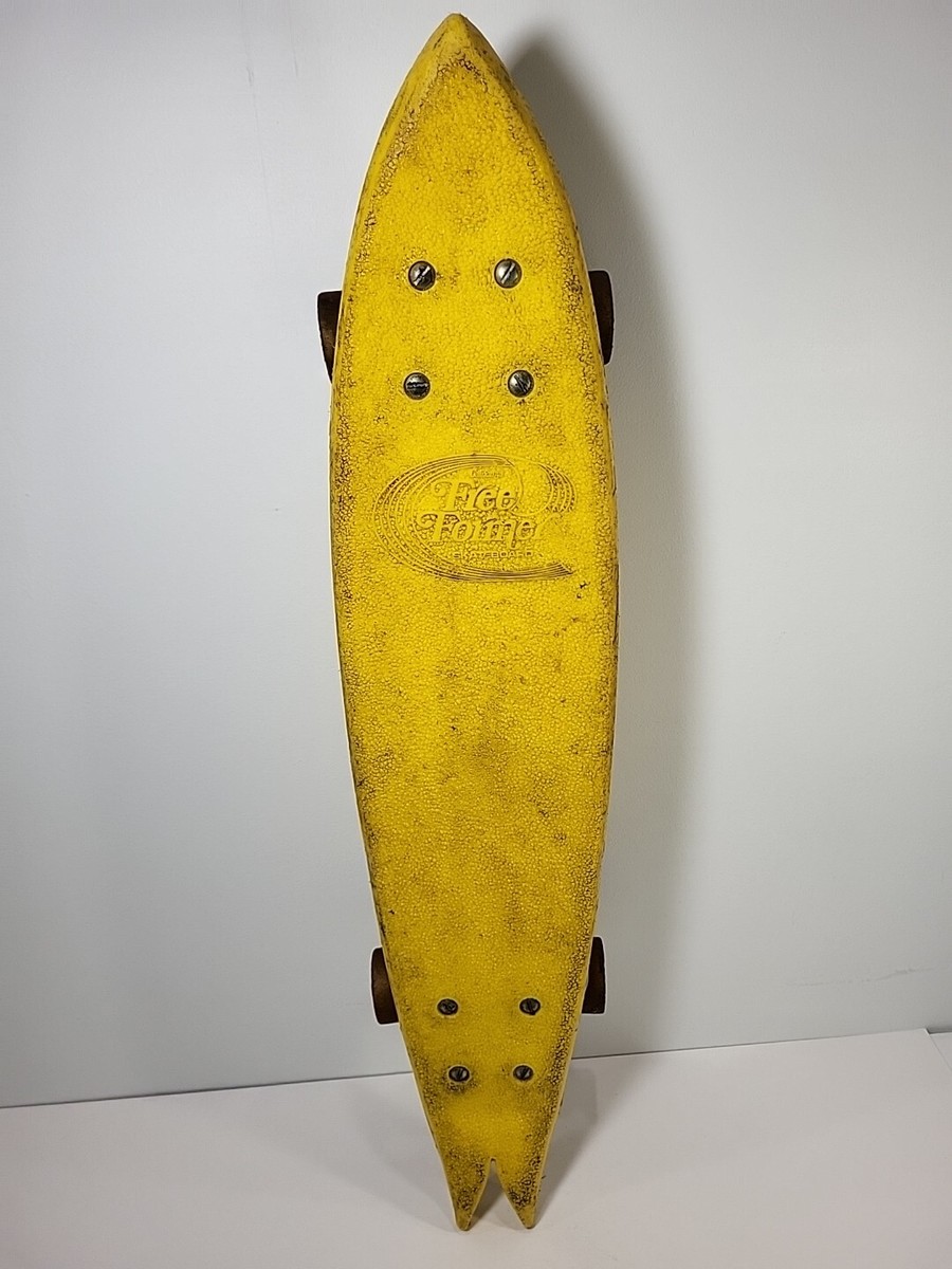 Vintage 1970's California Free Former Split Tail Yellow Plastic