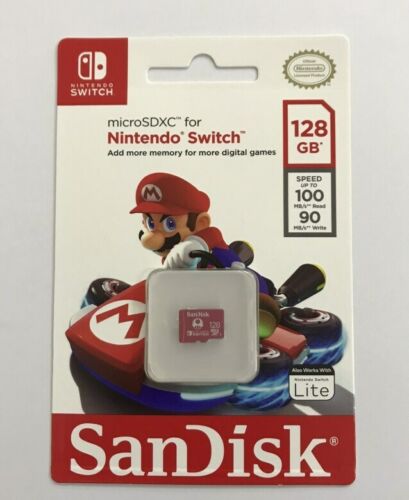 SanDisk micro SDXC 64GB /128GB/ 256GB official Nintendo Switch Memory card -UK - Picture 14 of 15
