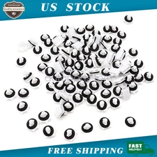 100 PACK For  Chevrolet Avalanche 2002 On Cladding Panel Moulding Clips nylon