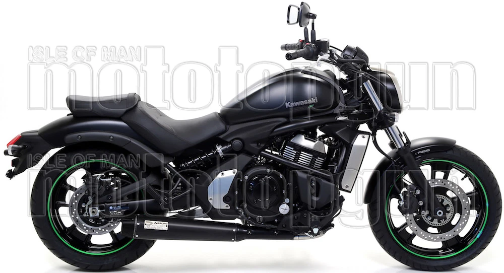 ARROW FULL SYSTEM EXHAUST NOKAT HOM REBEL C BLACK KAWASAKI VULCAN