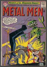 METAL MEN #5 DC COMICS 1964 MENACE OF THE MAMMOTH ROBOTS ANDRU & ESPOSITO GD+