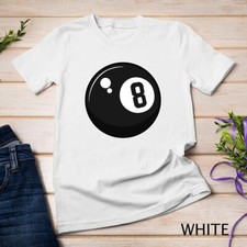 Classic Magic 8 Eight Ball Billiards Pool Player Adult Kids Unisex T-shirt