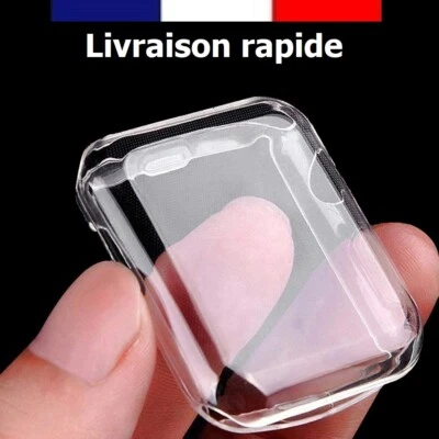 Coque Gel Protection 360° pour Apple Watch 1 2 3 4 5 6 SE 7 8 9 10 11 Ultra