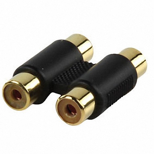 Phono RCA Double Female Connector Coupler Joiner Gold eBay