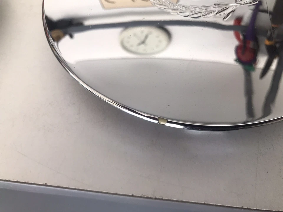 2000 2001 2002 Cadillac DeVille and Eldorado chrome wheel center caps - Image 2 of 3