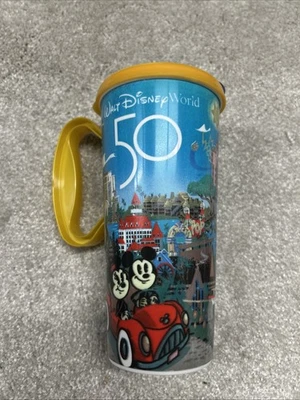 Disney 50th Anniversary Resort Refillable Cup 14oz Walt Disney World Parks Mug - Image 1 of 4