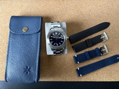 Halios Seaforth Abyss Blue Gen 3 with Ginault Bracelet 