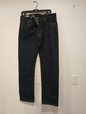 Evisu Premium Raw Denim Jeans W 32 L 32