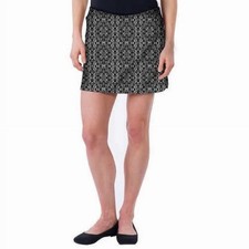 Tranquility by Colorado Clothing Abstract Print Mini Skort Skirt - Size Medium