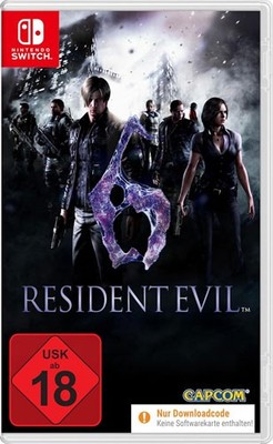 FSK18- Resident Evil 6  SWITCH  CIAB - Capcom  - (Nintendo Switch / Horror)