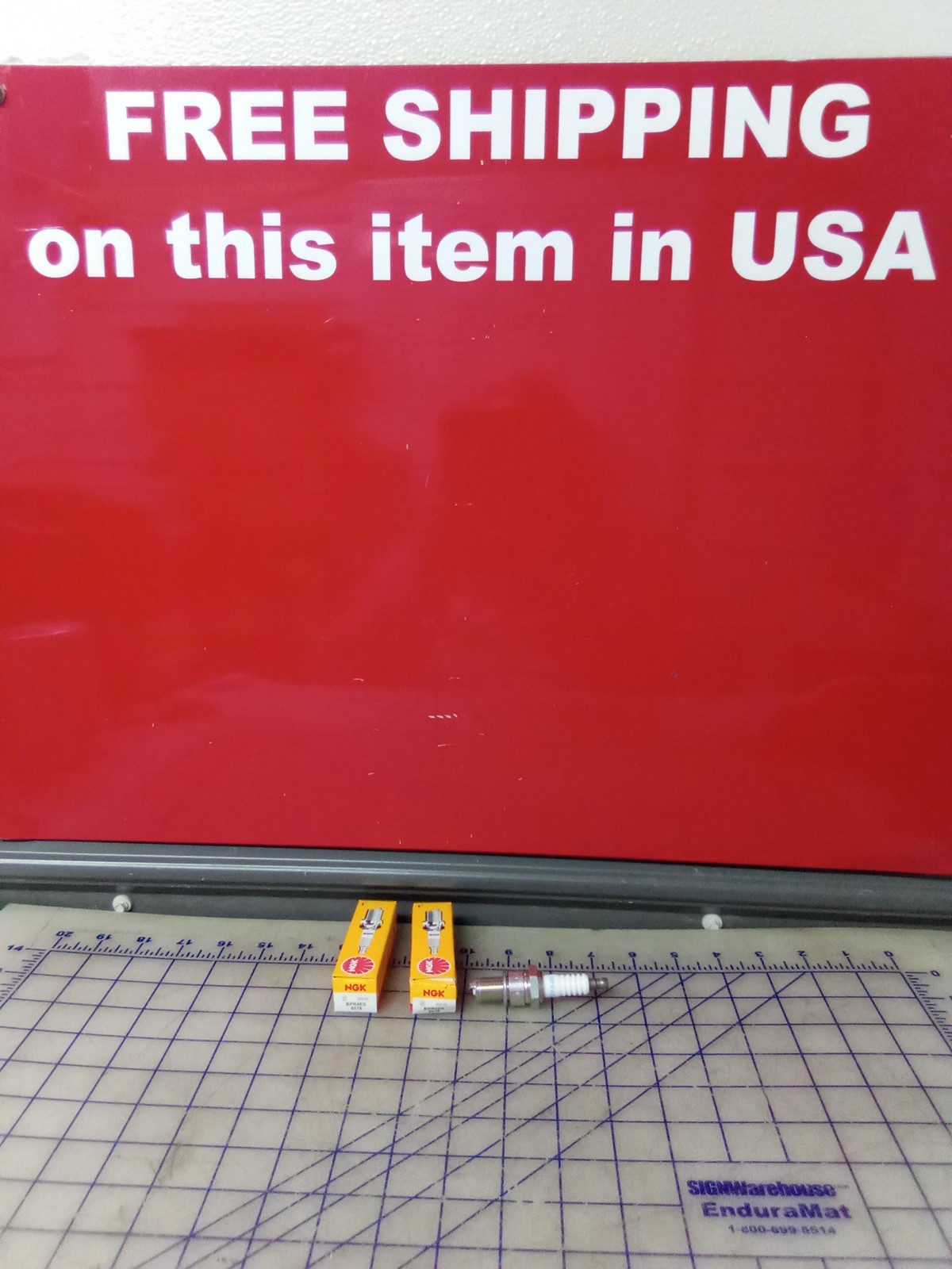 Pack Of 2 NGK Spark Plugs BPR4ES  6578, New, Free Shipping