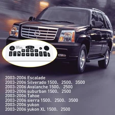 For Cadillac Escalade Navugation Hummer Button Radio Repair Decals Sticker