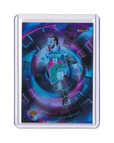 2026 Topps Finest Pulse Purple # P-7 / JALEN BRUNSON (CASE HIT SSP)