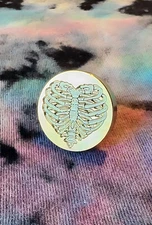 Heart Shaped Ribcage Wax Seal Stamp