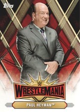 2019 Topps WWE Road to WrestleMania WrestleMania 35 Roster Insert Pick from List