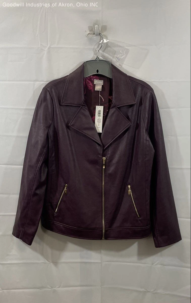 Chico's Faux Leather Outer Shell Coats, Jackets & Vests for Women