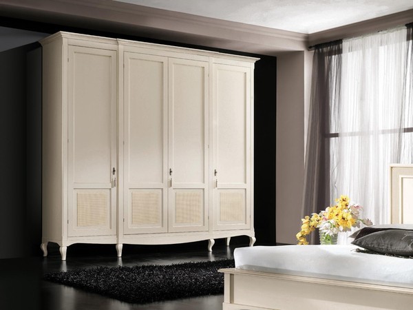 Schrank Vaccari Cav Giovanni Massivholz SchräNke Kleiderschrank Schlafzimmer Neu-image