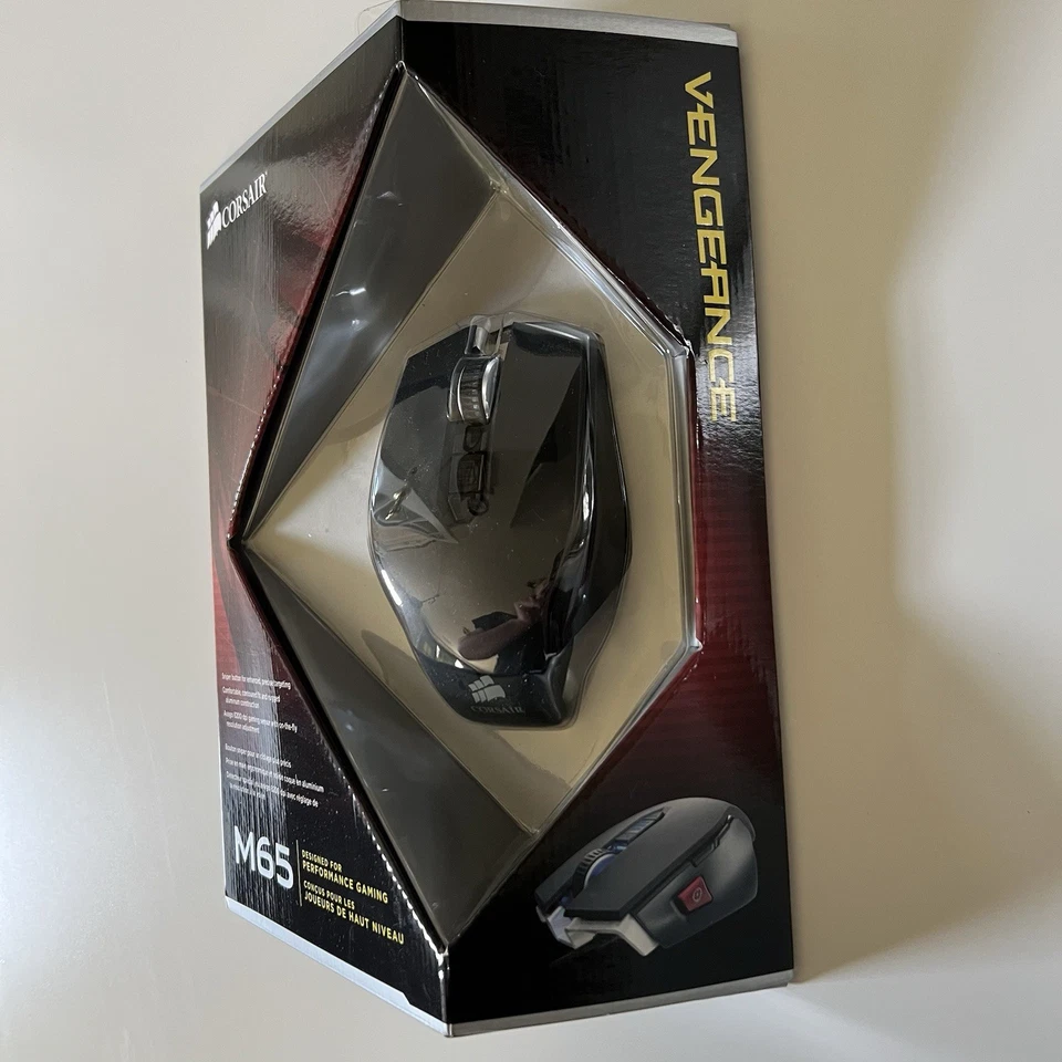 Corsair M65 Tunable Performance FPS Gaming Mouse, Gunmetal Black 8200 DPI - Image 2 of 4