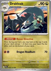 Drakloak 072/131 Prismatic Evolutions Common Pokemon TCG