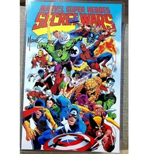 Marvel Super Heroes Secret Wars #1 Mike Zeck Creator Signed Lithograph 11x17 COA