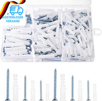230 StüCk DüBel Schrauben Set, Schrauben DüBel Set, GipskartondüBel, Selbstbohre