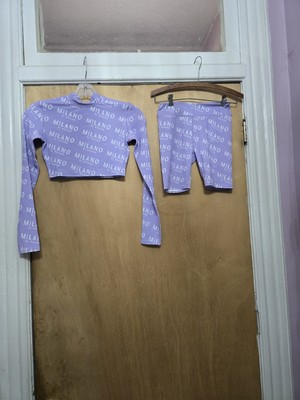 Milano Di Rouge  Lavender 2 Piece Shorts Set. New With Tags. Size XS