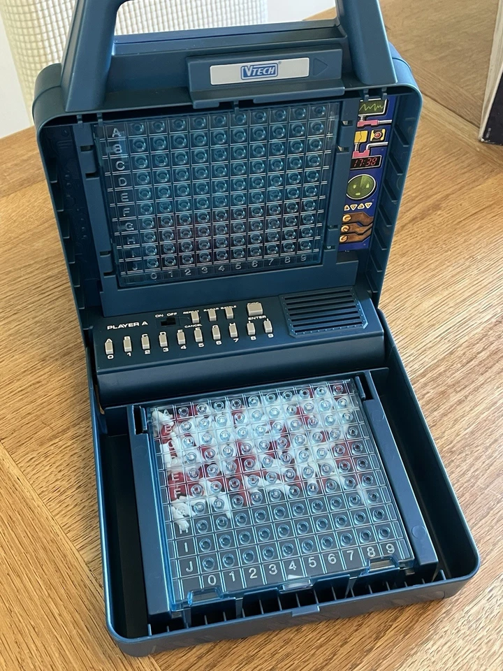 Electronic Talking Vtech Battleship Command Working Vintage Boxed - Image 4 of 4