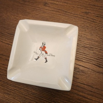 Vintage Johnnie Walker Scotch Whisky Cigar Ashtray Wade Regicor London England