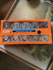 halloween led indoor sound activated strobe lights nib
