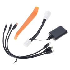 Secure 10pin Power Supply For Dashcam Connection To Mirror Includes USB Cable