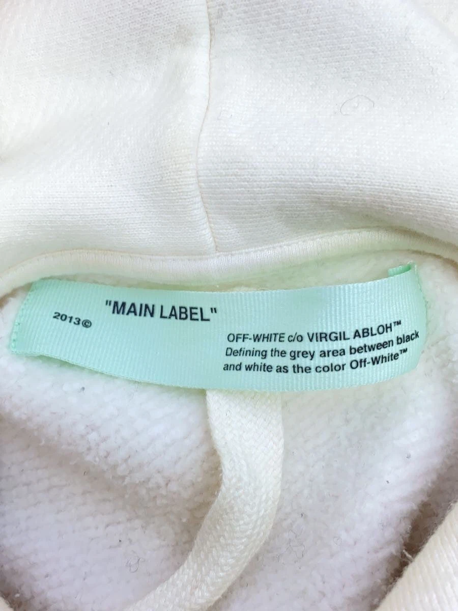 Felpa con cappuccio OFF WHITE COTONE bianca XL OMBB034F 18899039 usata