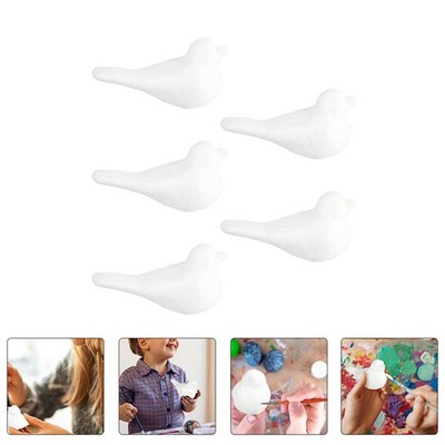 5 Pcs Schaumstoffbasteln Handwerksmodell Vögel Spielzeug Simulationsvogeldekor