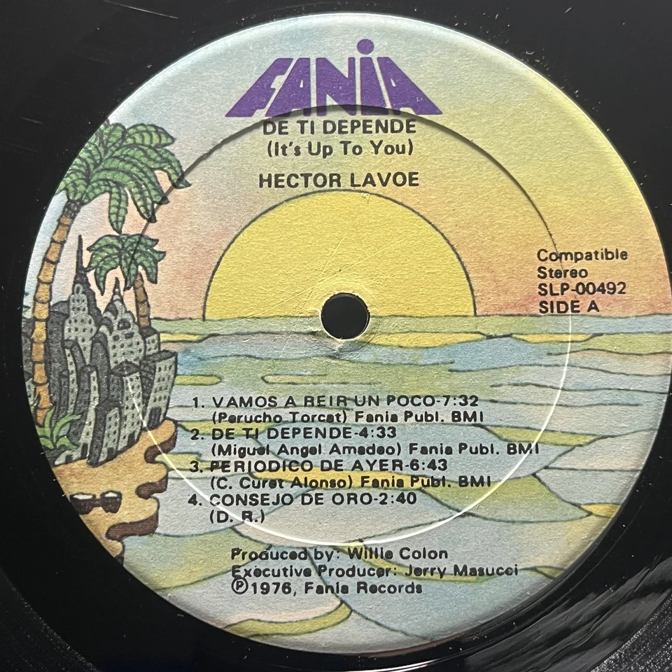 Latin Hector Lavoe - De Ti Depende Fania Records, Fania Records - Image 3 of 4