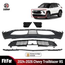 Front Bumper Cover Assembly Kit For 2024-2026 Chevy Trailblazer RS w/ Deflector