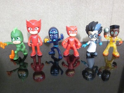 PJ Masks Toys Action Figures Newton Star, Owlette, Night Ninja, Romeo & Gekko