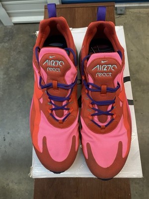 Nike Air Max 270 React Men's Size 13 Pink/Red/Purple