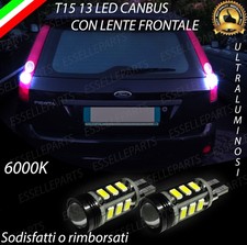 LAMPADE RETROMARCIA 13 LED T15 W16W CANBUS FORD FIESTA MK5 RESTYLING NO AVARIA