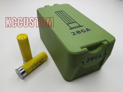 20 Gauge Ammo Box Snap Lock 15 rounds 3D Printed Storage